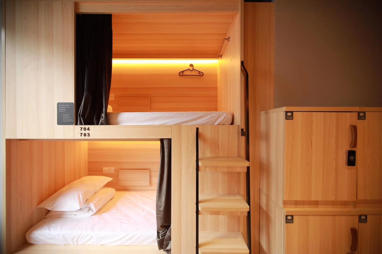 Chengdu Desti Youth Park Hostel Chunxi Road Luaran gambar